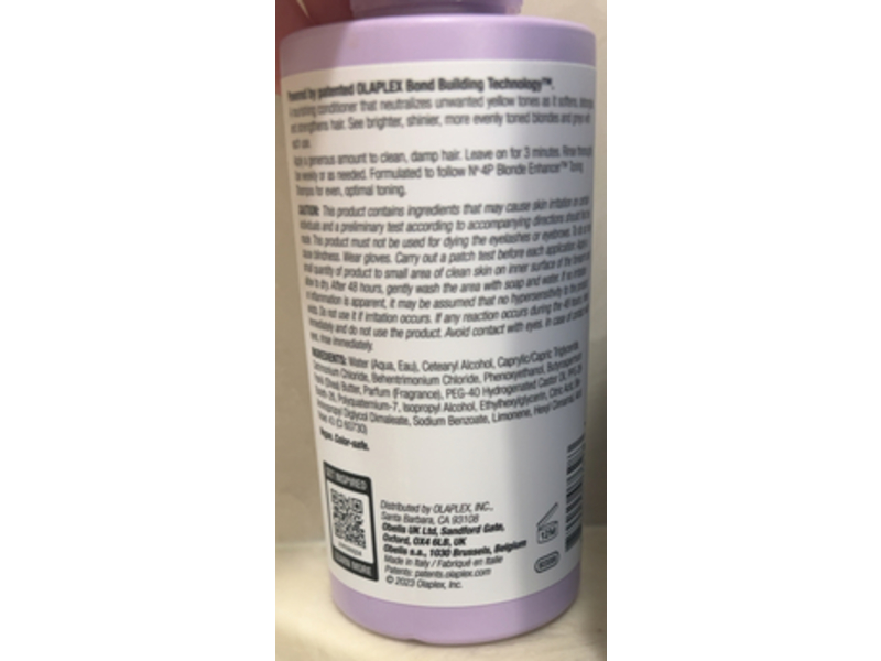 Olaplex No. 5P Blonde Enhancer Toning Conditioner, 8.5 fl oz/250 mL