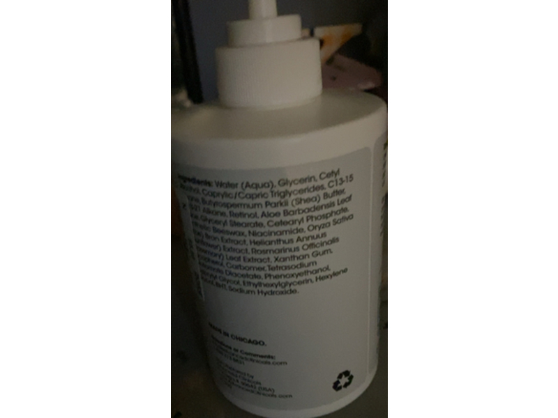 Advanced Clinicals Anti-Aging Face & Body Cream, Retinol +Niacinamide, 15 fl oz/444 mL