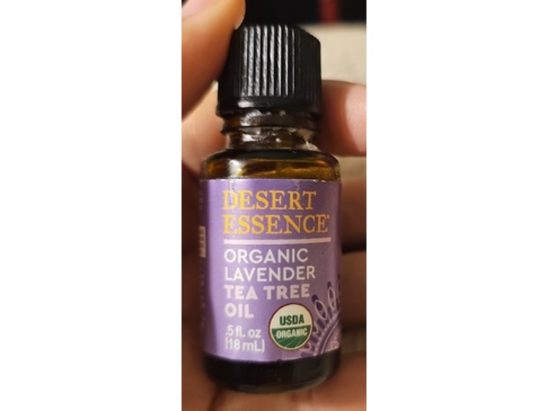 Desert Essence Organic Essential Oil, Lavender Tea Tree, 0.5 fl oz/18 mL