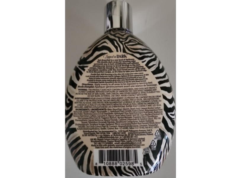 Tan Incorporated Brown Sugar Dipped In Dark 400X Bronzer Tanning Lotion, 13.5 fl oz/400 mL