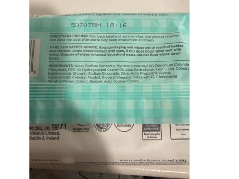 Superdrug My Little Star Cotton Soft Baby Wipes, Fragrance-Free, 64 Count