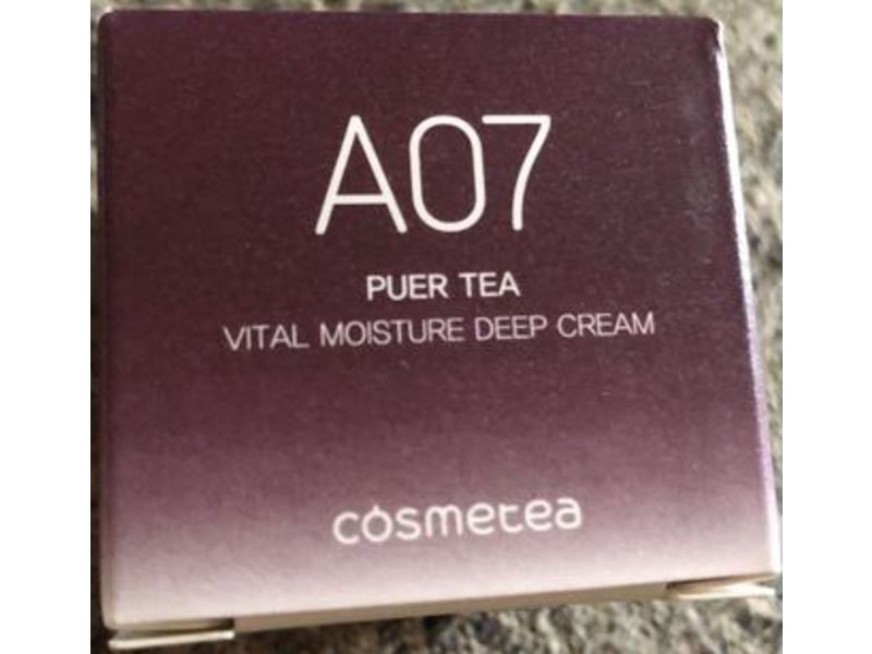 Cosmetea A07 Puer Tea Vital Moisture Deep Cream, 50 g