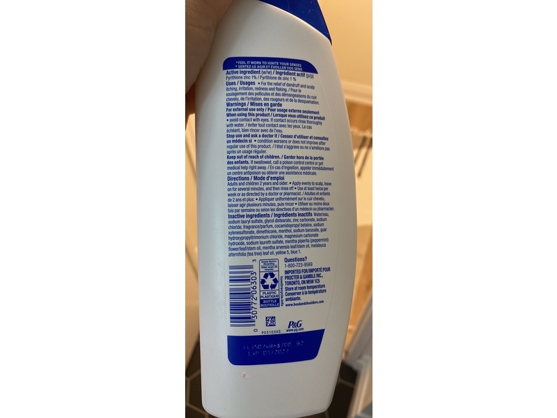 Head & Shoulders Dandruff Shampoo, Tea Tree Oil, 370 mL