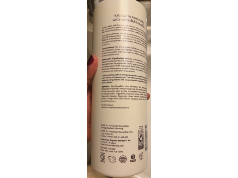 Innersense I Create Hold Styling Gel, 32 fl oz/946 mL