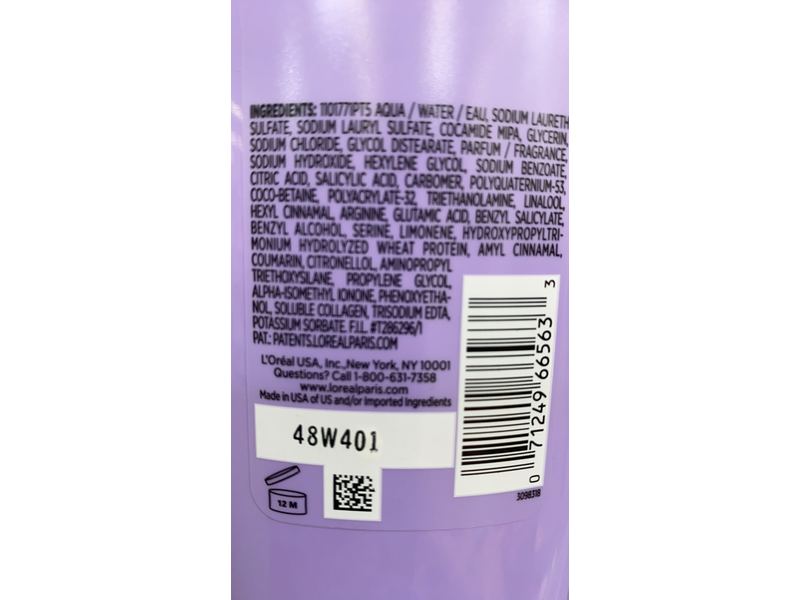 L'Oreal Paris Elvive Volume Filler Volumizing Shampoo, 13.5 fl oz/399 mL