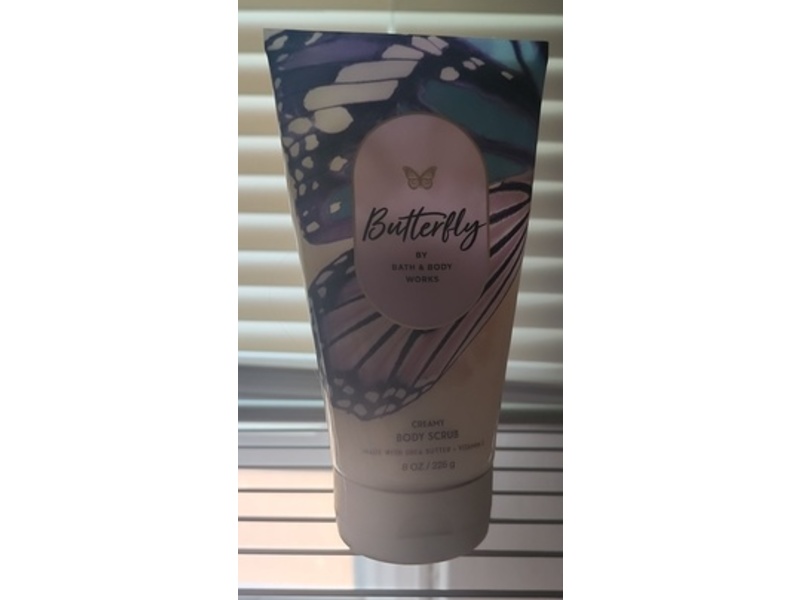 Bath & Body Works Creamy Body Scrub, Butterfly, 8 oz/226 g