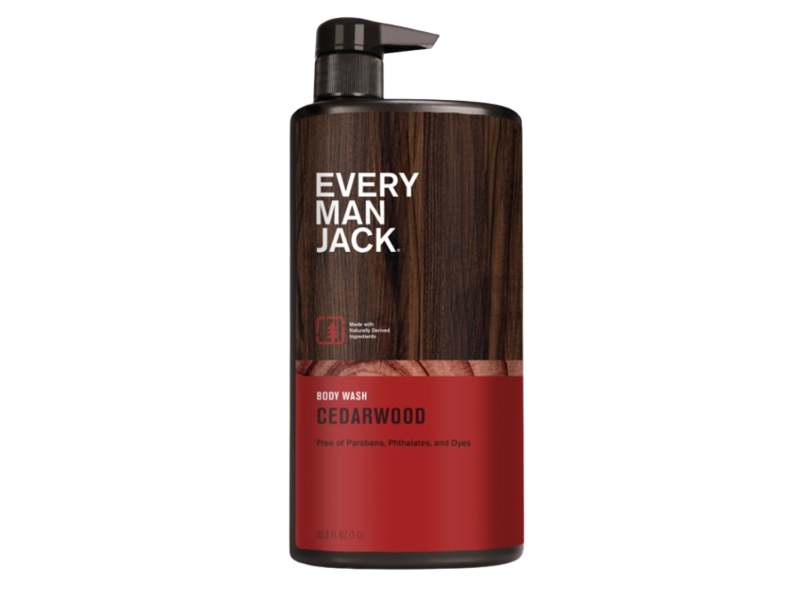 Every Man Jack Body Wash, Cedarwood, 33.8 oz/1 L