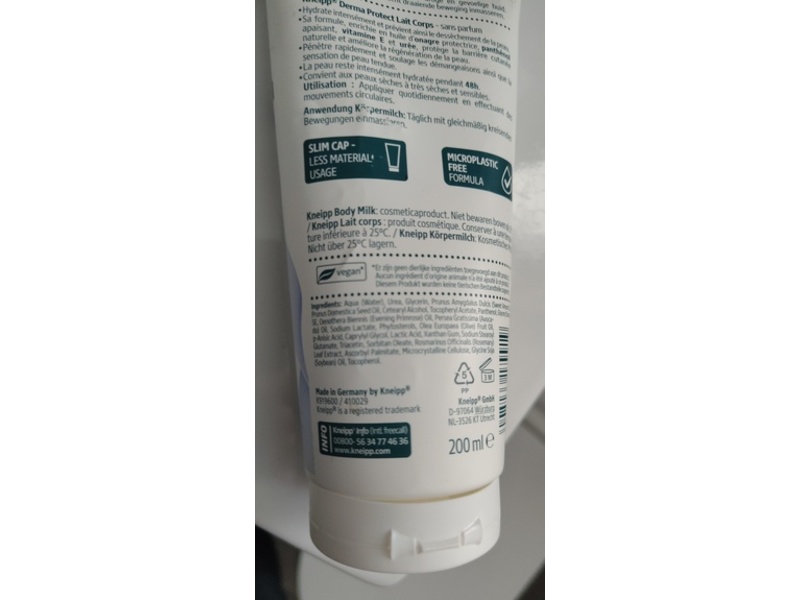 Kneipp Derma Protect Body Milk, 200 mL