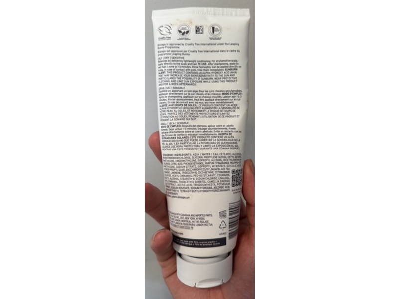 Biolage Scalp Sync Conditioner, 8 fl oz/236 mL