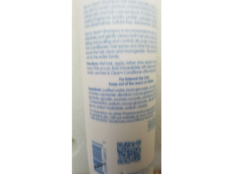 Vanicream Shampoo,12 fl oz (355 mL)
