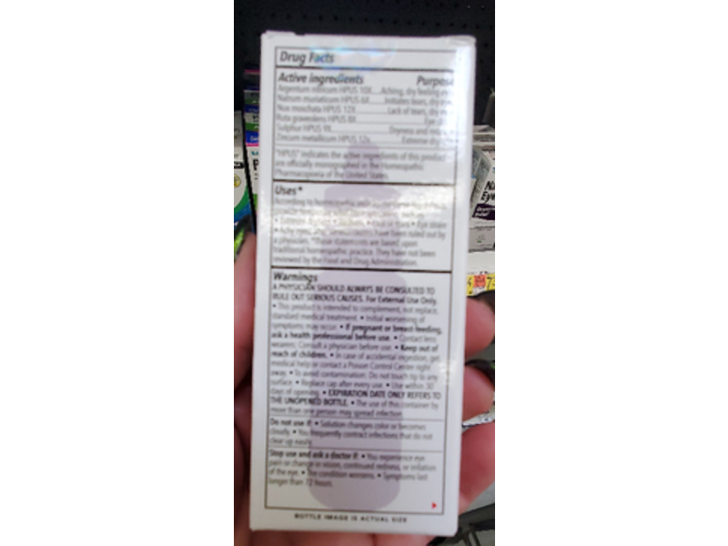 The Relief Products Natural Eyes Dryness Relief Eye Drops, 0.33 fl oz/10 mL