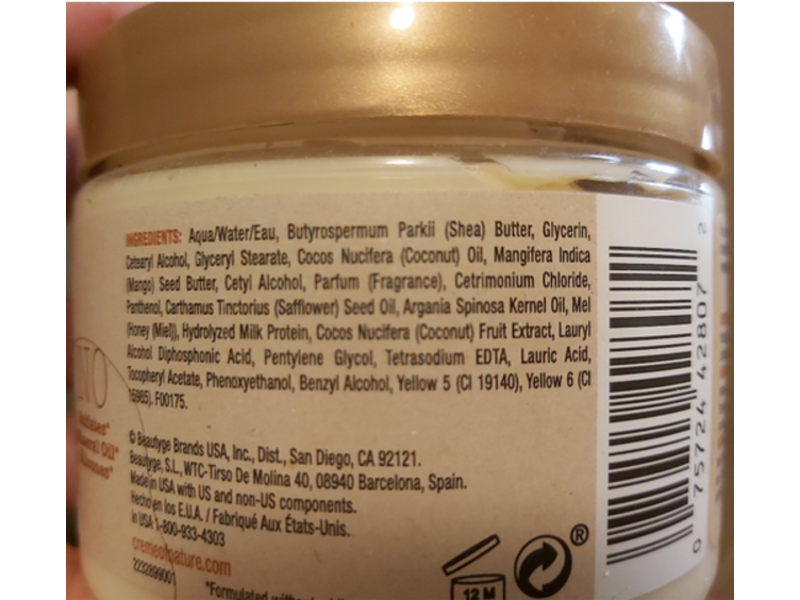 Creme Of Nature Pure Honey Moisture Whip Twisting Cream, 11.5 oz / 326 mL