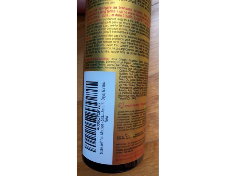 B.Tan Forever + Ever Ultra Long Lasting Self Tan Mousse, 6.7 fl oz/200 mL