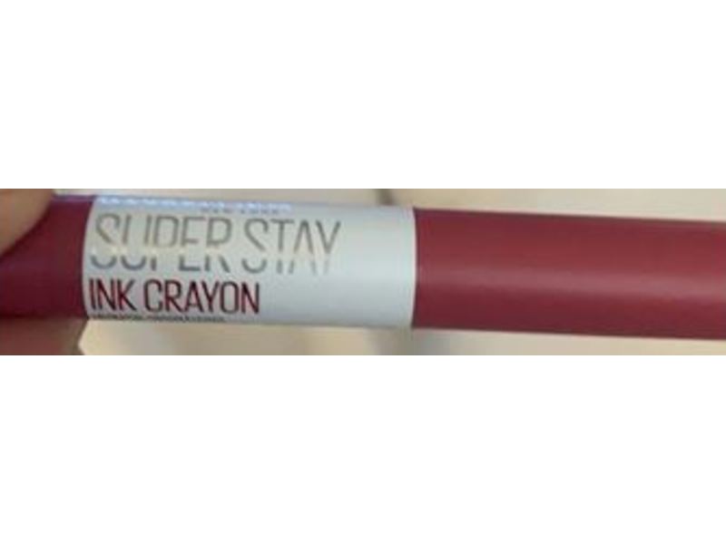 Maybelline Superstay Matte Lipstick, Ink Crayon, Run The World, 0.04 oz