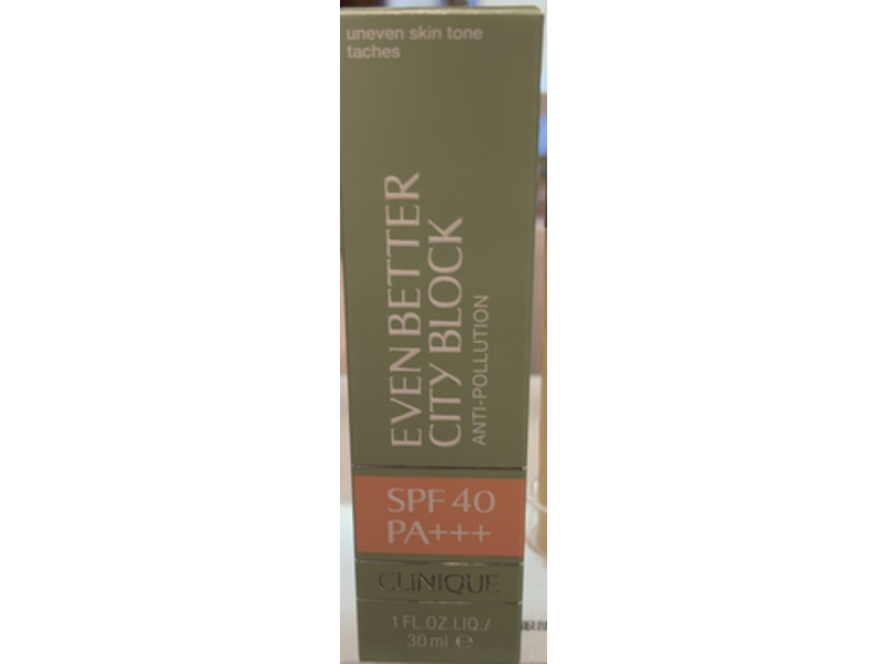 Clinique Even Better City Block, SPF 40 PA+++, 1 fl oz//30 mL