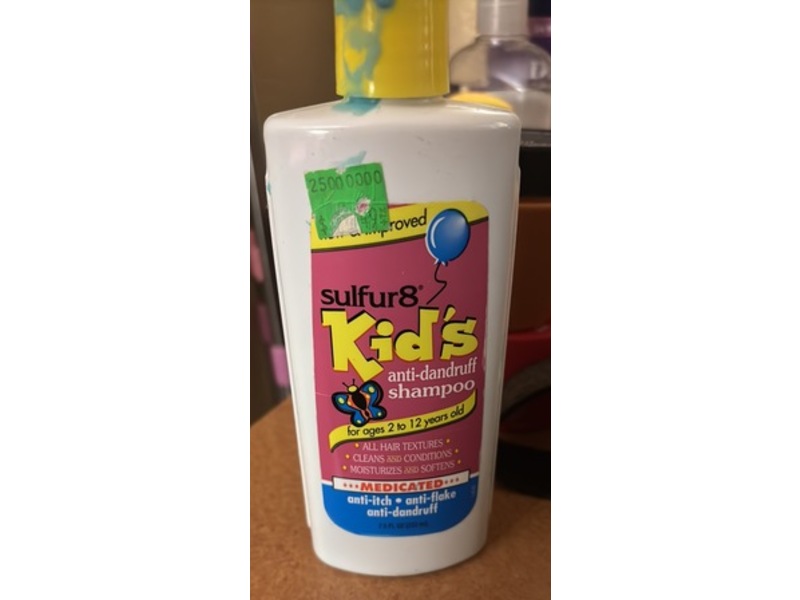 Sulfur8 Kids Medicated Anti-Dandruff Shampoo, 7.5 fl oz/222 mL