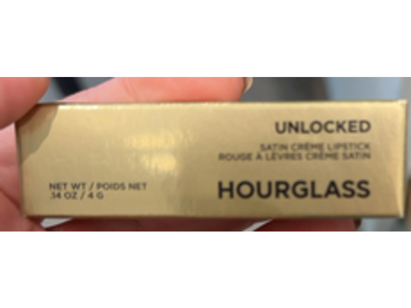 Hourglass Unlocked Satin Creme Lipstick, Shore 306, 0.14 oz/4 g