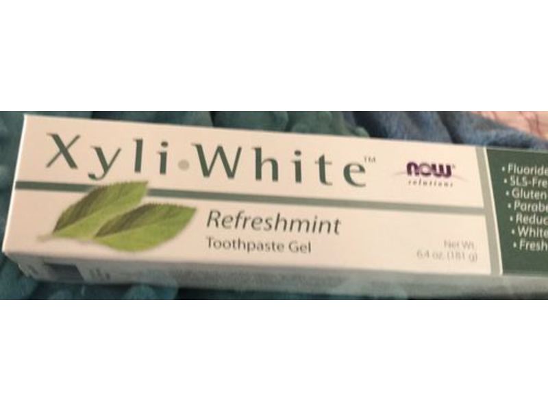 Now Xyliwhite Toothpaste Gel, Refreshmint, 6.4 oz/181 g