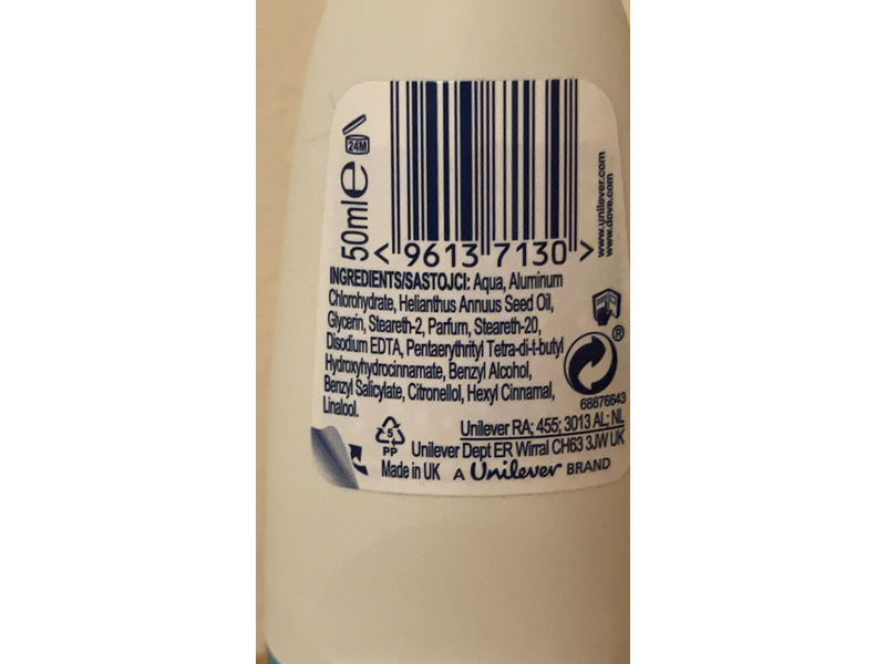 Dove Moisturising Cream, Pear & Aloe Vera, 50 mL