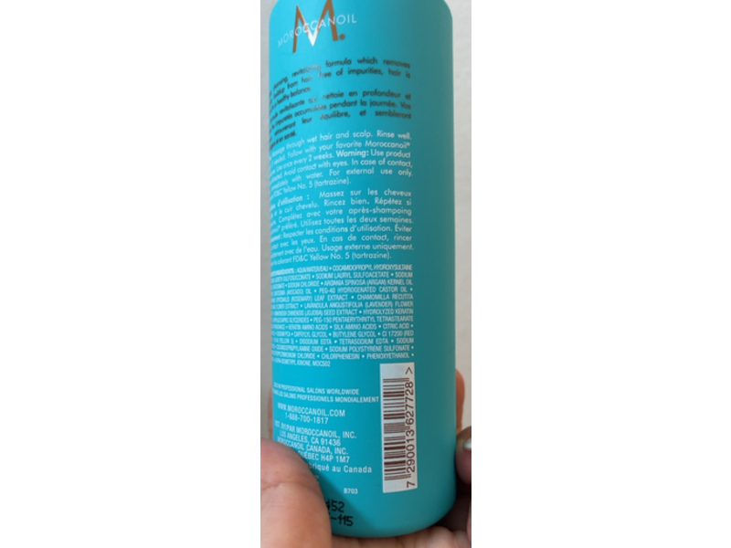 Moroccanoil Clarifying Shampoo, 8.5 fl oz/250mL