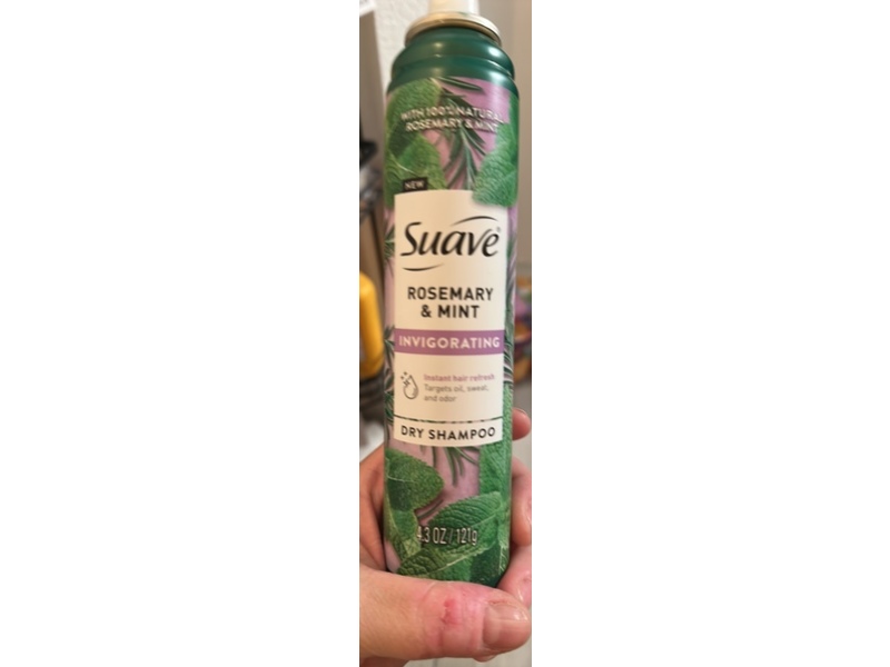 Suave Invigorating Dry Shampoo, 4.3 oz/121 g, Pack Of 12
