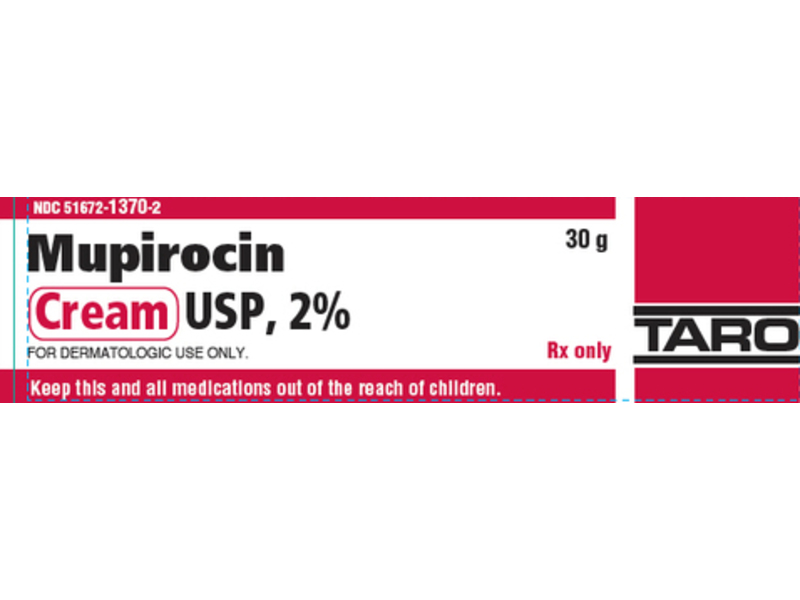 Mupirocin Cream 2%, 15 g, Taro (Rx)