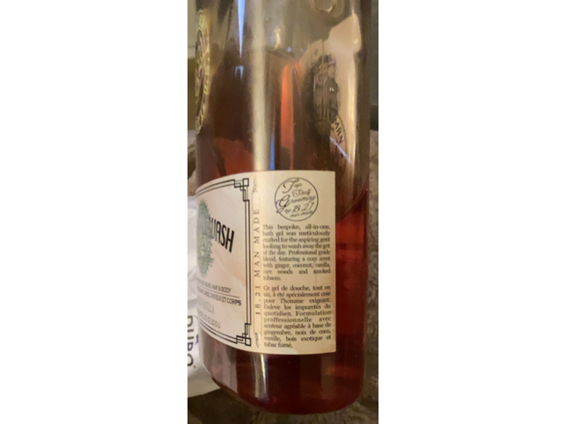 18.21 Man Made Shampoo & Conditioner, Beard, Hair & Body Wash, Spiced Vanilla, 18 fl oz/532 mL