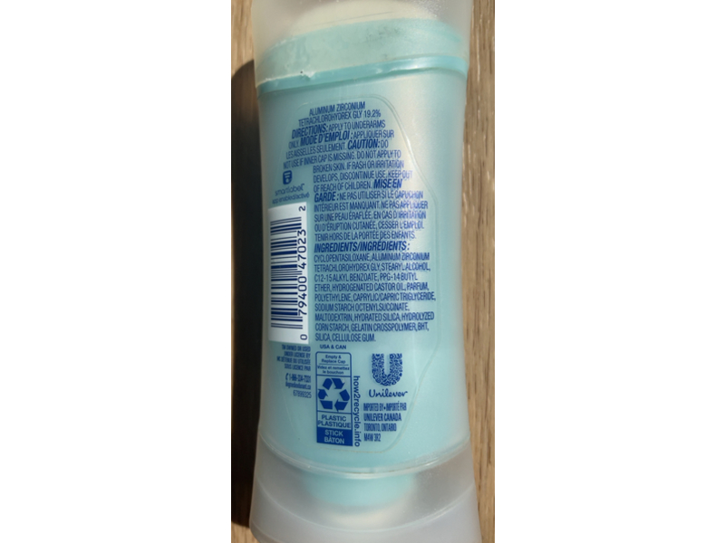 Degree Shower Clean Antiperspirant, Motionsense, 74 g