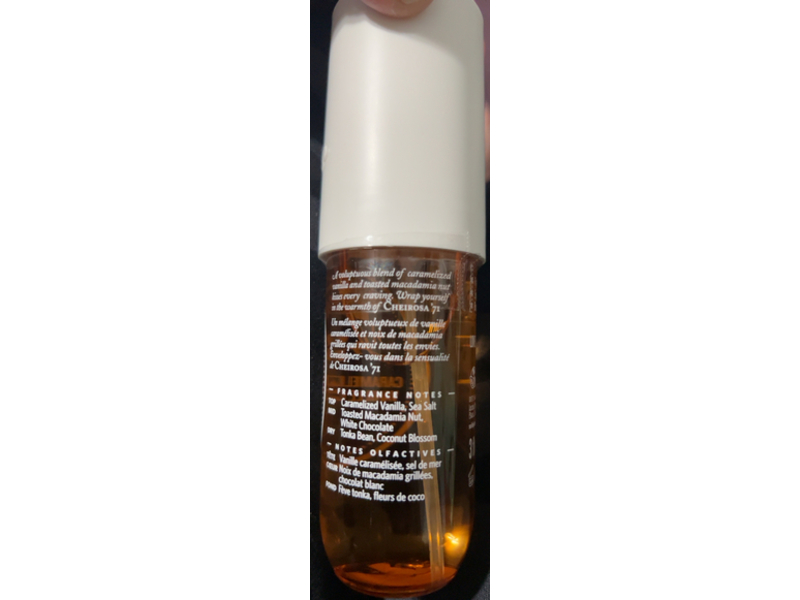 Sol de Janeiro Cheirosa 71 Perfume Mist, Caramelized Vanilla & Macadamia, 3.0 fl oz/90 mL