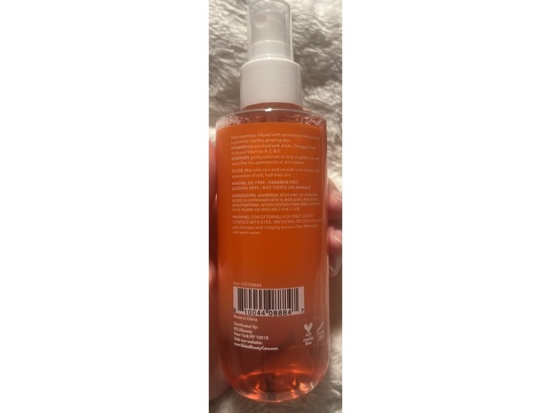 Global Beauty Care Super Pumpkin Brightening Body Hydrator, 6 fl oz/177 mL