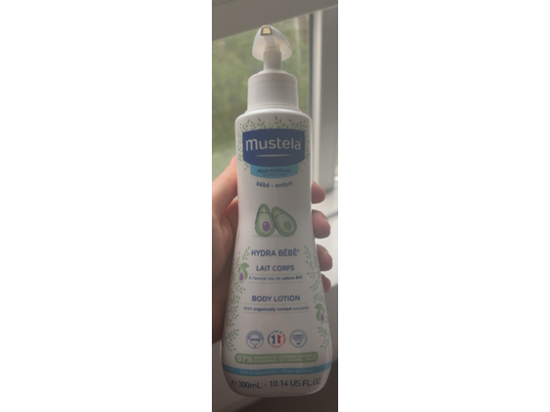 Mustela Hydra Bebe Body Lotion, 10.14 fl oz/300 mL