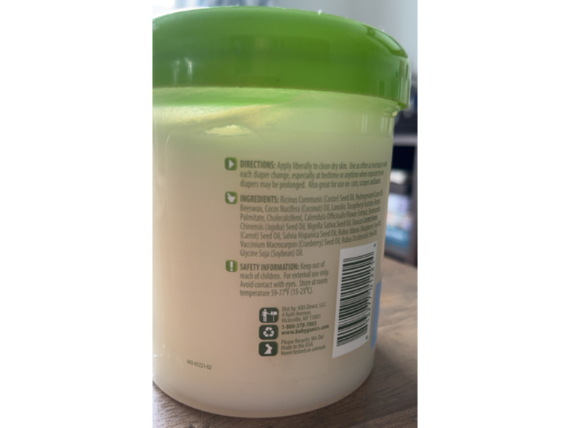 BabyGanics Healin Groovy Protective Ointment, 15 oz/425 g