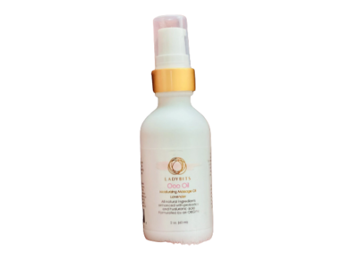 Ladybits Ooo Moisturizing Massage Oil, Lavender, 2 oz/60 mL
