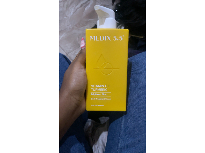Medix 5.5 Firming + Brightening Cream, Vitamin C + Turmeric, 15 fl oz/444 mL