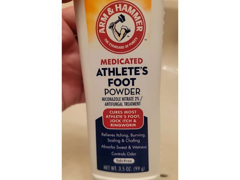Arm & Hammer Medicated Athlete's Foot Powder, 3.5 oz/99 g