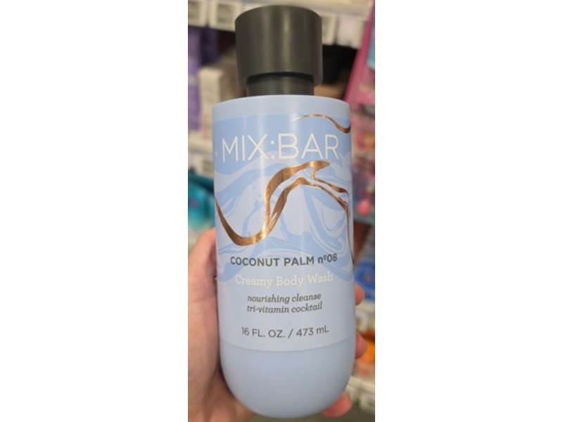 Mix:Bar Creamy Body Wash, Coconut Palm, 16 fl oz/473 mL