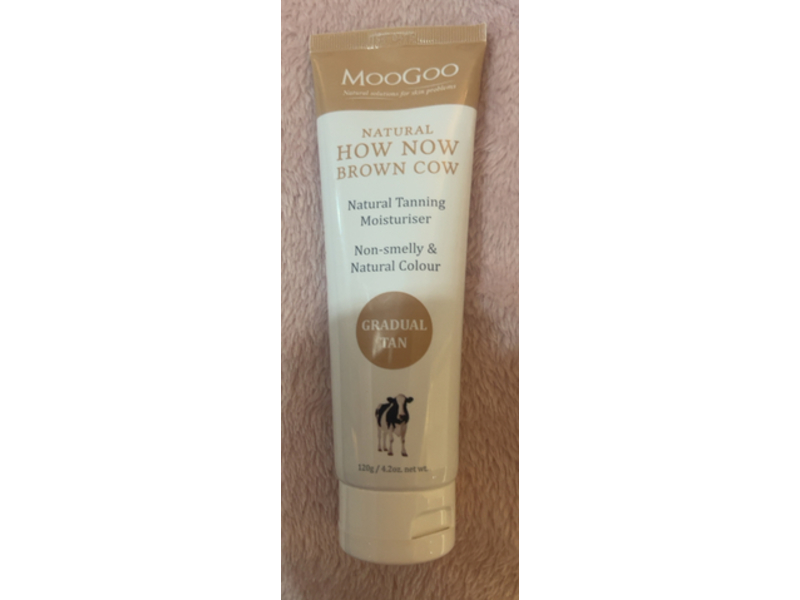 MooGoo Natural How Now Brown Cow Gradual Tanning Moisturizer, 4.2 oz/120 g