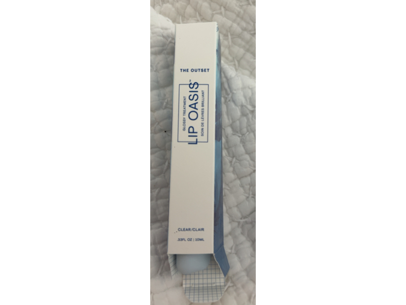 The Outset Glossy Treatment Lip Oasis, Clear, 0.33 fl oz/10 mL