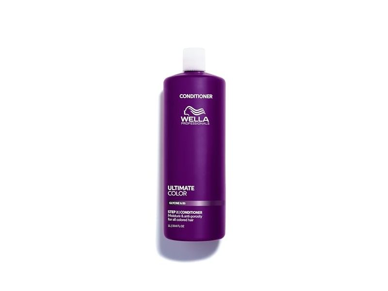 Wella Professionals Ultimate Color Conditioner, Glycine & B5, 33.8 fl oz/1 L