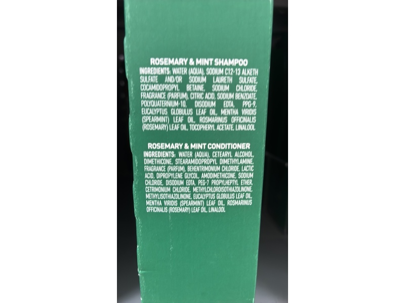 Suave Invigorating Shampoo & Conditioner Set, Rosemary & Mint, 15 fl oz/443 mL