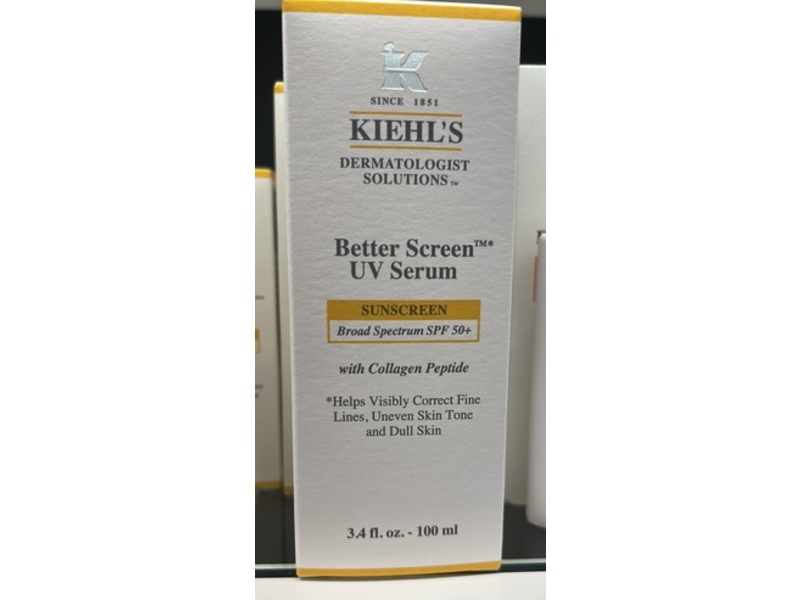 Kiehl's Better Screen Sunscreen, SPF 50+, 3.4 fl oz/100 mL