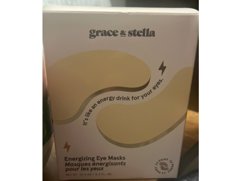 Grace & Stella Energizing Eye Masks, Gold, 0.2 fl oz/6 g, 24 Pairs