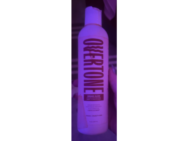 Overtone Color Depositing Daily Conditioner, Ginger Glow, 8 oz/237 mL
