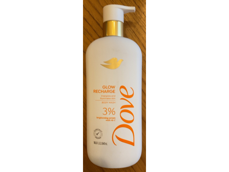 Dove Glow Recharge Body Wash, 18.5 fl oz/547 mL