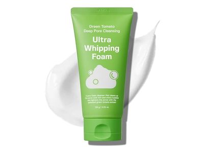 Sungboon Editor Green Tomato Deep Pore Cleansing Ultra Whipping Foam, 4.23 oz/120 g
