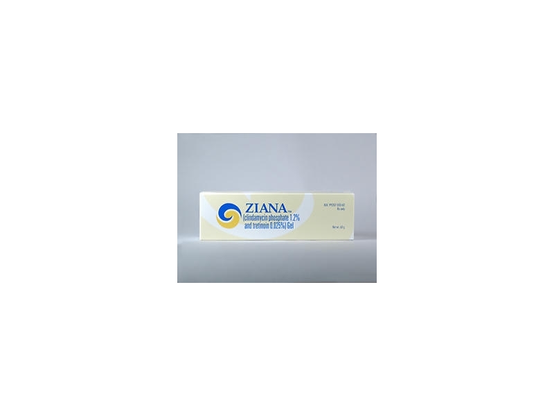 Ziana (clindamycin phosphate 1.2 and tretinoin 0.025) Gel, 30 g