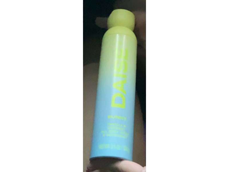 Daise Sunny All Body Spray & Deodorant, Vanilla & Coconut, 3.5 oz/100 g