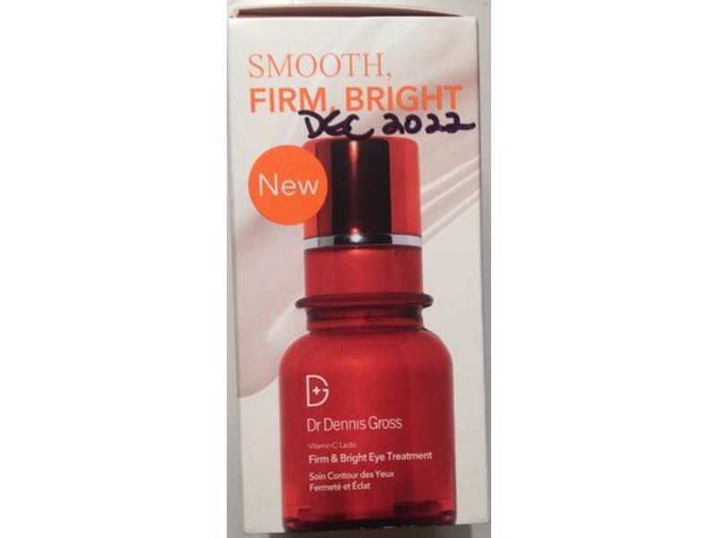 Dr Dennis Gross Smooth Firm & Bright Eye Treatment, 0.5 fl oz/15 mL