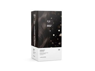 IGK Permanent Color Kit, 5N Back To Brown, 1 Application