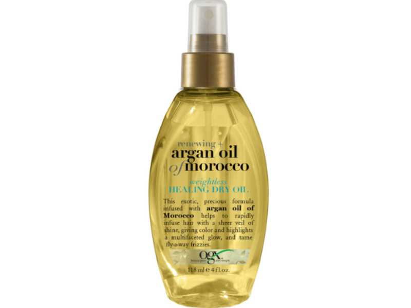 OGX Weightless Healing Dry Oil, Renewing + Argan Oil Of Morocco, 4 oz/118 mL